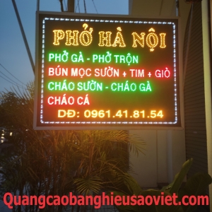 BẢNG LED PHỞ  HÀ NỘI Q.7 - TP.HCM