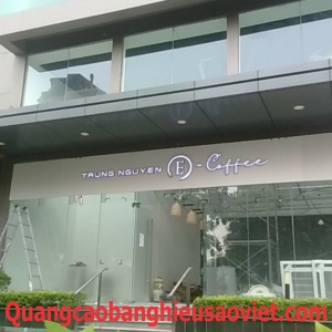 BẢNG HIỆU ALU CHỬ NỔI COFFEE TRUNG NGUYÊN