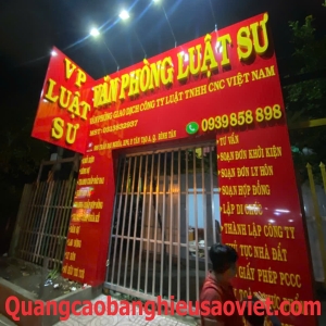 BẢNG HIỆU ALU LUẬT SƯ 98S TRẦN ĐẠI NGHĨA QUẬN BÌNH TÂN