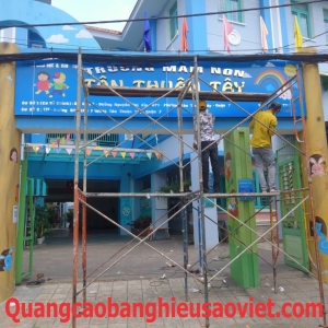 BẢNG HIỆU ALU MẦM NON NGUYỄN THỊ XIẾU Q.7 TP.HCM