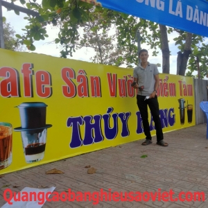 BẢNG HIỆU CAFE SÂN VƯỜN