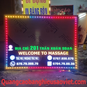 BẢNG LED FULL MÀU MASSAGE TRÚC MAI 201 TRẦN XUÂN SOẠN