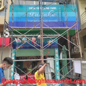 Bảng hiệu trà sữa