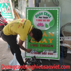 BẢNG HIỆU LED CƠM CHAY PHÚ THUẬN Q.7