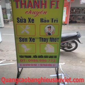 BẢNG LÁ KHUNG SẮT CĂN BẠC
