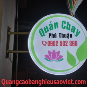 Hộp đèn Quán chay Phú Thuận